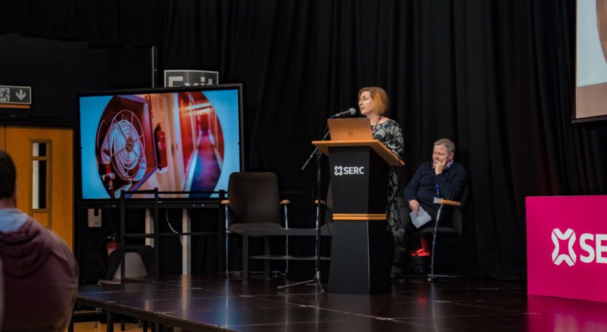 Picture of Staff Development Day Opening Speech in Bangor Campus